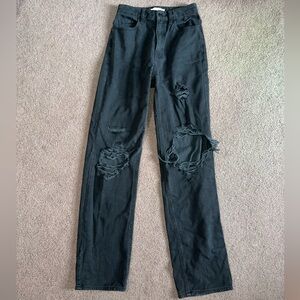 PacSun Black Ripped '90s Boyfriend Jeans